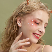 将图片加载到图库查看器,SLUYNZ 925 Sterling Silver Star Crawler Earrings Cuff for Women Climber Earrings Wrap