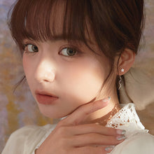 Load image into Gallery viewer, SLUYNZ 925 Sterling Silver Plumeria Flowers Tassel Earrings Dangle for Women Teen Girls Plumeria Flowers Earrings Threader Earrings