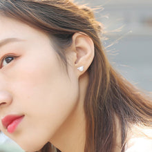 Load image into Gallery viewer, SLUYNZ Platinum Plated 925 Sterling Silver Cute Freshwater Pearl Puppy Studs Earrings for Women Teen Girls Dog Studs Earrings