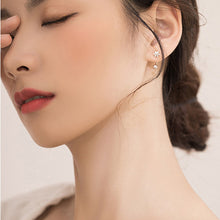 将图片加载到图库查看器,SLUYNZ 925 Sterling Silver Daisy Earrings Cuff Ball Studs for Women Teens Flower Cartilage Earrings Helix Piercing Half Hoop Earrings