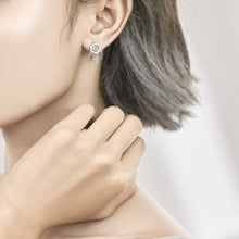 将图片加载到图库查看器,SLUYNZ 925 Sterling Silver Dream Catcher Earrings Drop for Women Teen Girls Feather Tassel Earring Studs