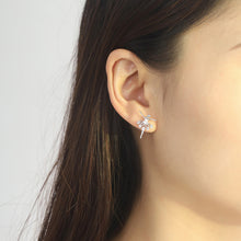 Load image into Gallery viewer, SLUYNZ 925 Sterling Silver Dancer Earrings Stud for Women Girls Ballet Earring Dancing Ballerina Earring Stud