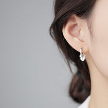 将图片加载到图库查看器,SLUYNZ 925 Sterling Silver Disc Earrings Hoop for Women Teen Mini Coin Drop Earrings Tassel Huggie Hoop Earrings Studs