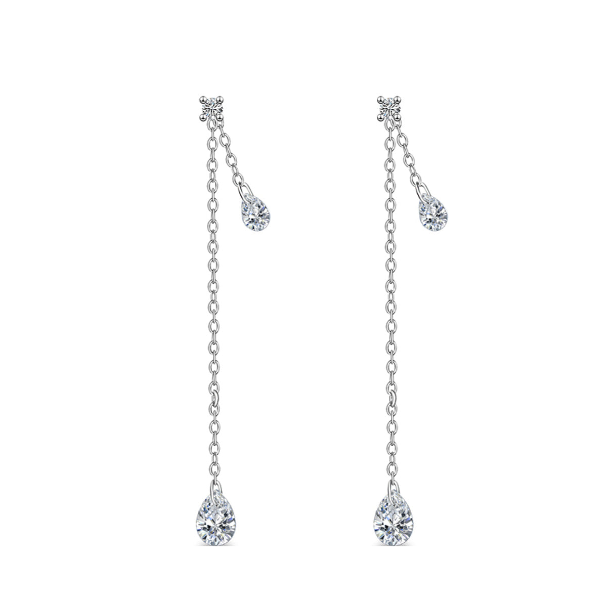 SLUYNZ 925 Sterling Silver No Piercing Cuff Earrings Chain For Women Wrap Earrings Pearl Tassel Clip On Ear - Product Details