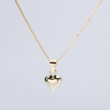 将图片加载到图库查看器,SLUYNZ Genuine 925 Sterling Silver Tiny Love Heart Pendant Necklace for Women Teen Girls Slender Heart Tennis Necklace