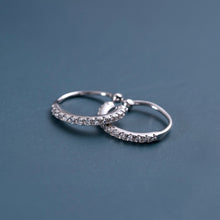 将图片加载到图库查看器,SLUYNZ Sterling Silver CZ Clip On Ears Cuff Earrings for Women No Piercing Cartilage Earrings