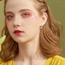 Load image into Gallery viewer, SLUYNZ 925 Sterling Silver Star Hoop Earrings for Women Teen Girls Shiny Star Earrings Hoop