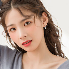 Load image into Gallery viewer, SLUYNZ 925 Sterling Silver Teardrop Drop Earrings for Women Teen Girls Droplet Earrings Small HooK Earrings