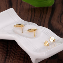 Load image into Gallery viewer, SLUYNZ Genuine 925 Sterling Silver Tiny Feather Studs Earrings for Women Teen Girls Sterling Silver Studs Earrings