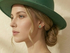 SLUYNZ 925 Sterling Silver Clover Stud Earrings for Women Teens Green Irish Shamrock Earrings Studs for St Patricks Day