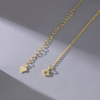SLUYNZ 925 Sterling Silver Green Shamrock Choker Necklace for Women Teens Clover Pandant Necklace Chain