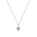SLUYNZ 925 Sterling Silver Cubic Zirconia Choker Necklace Chain for Women Teens Girls Sparkly CZ Pendant Necklace