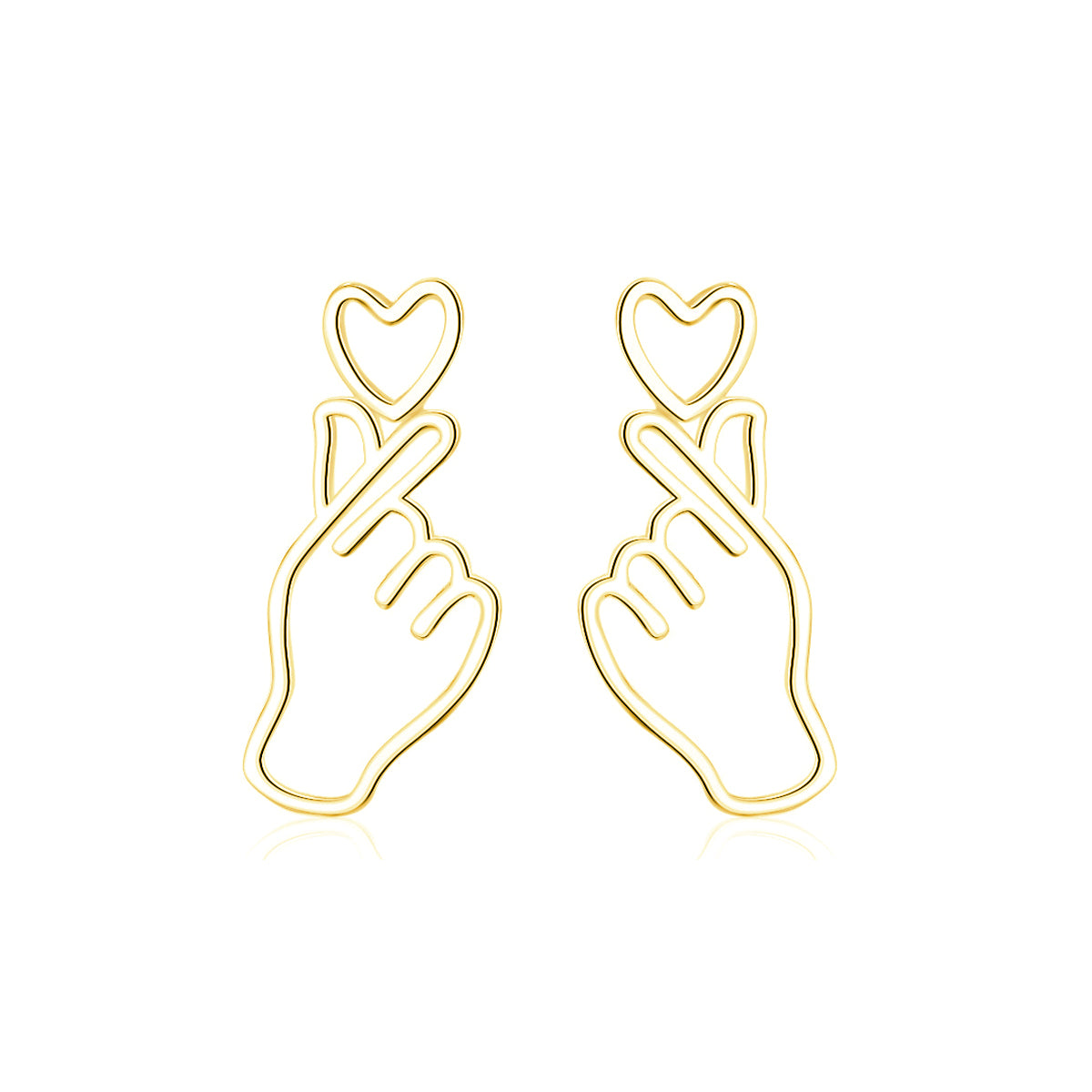 SLUYNZ 925 Sterling Silver Heart Studs Earrings for Women Teens Unique Sweet Love Heart Post Studs Earrings