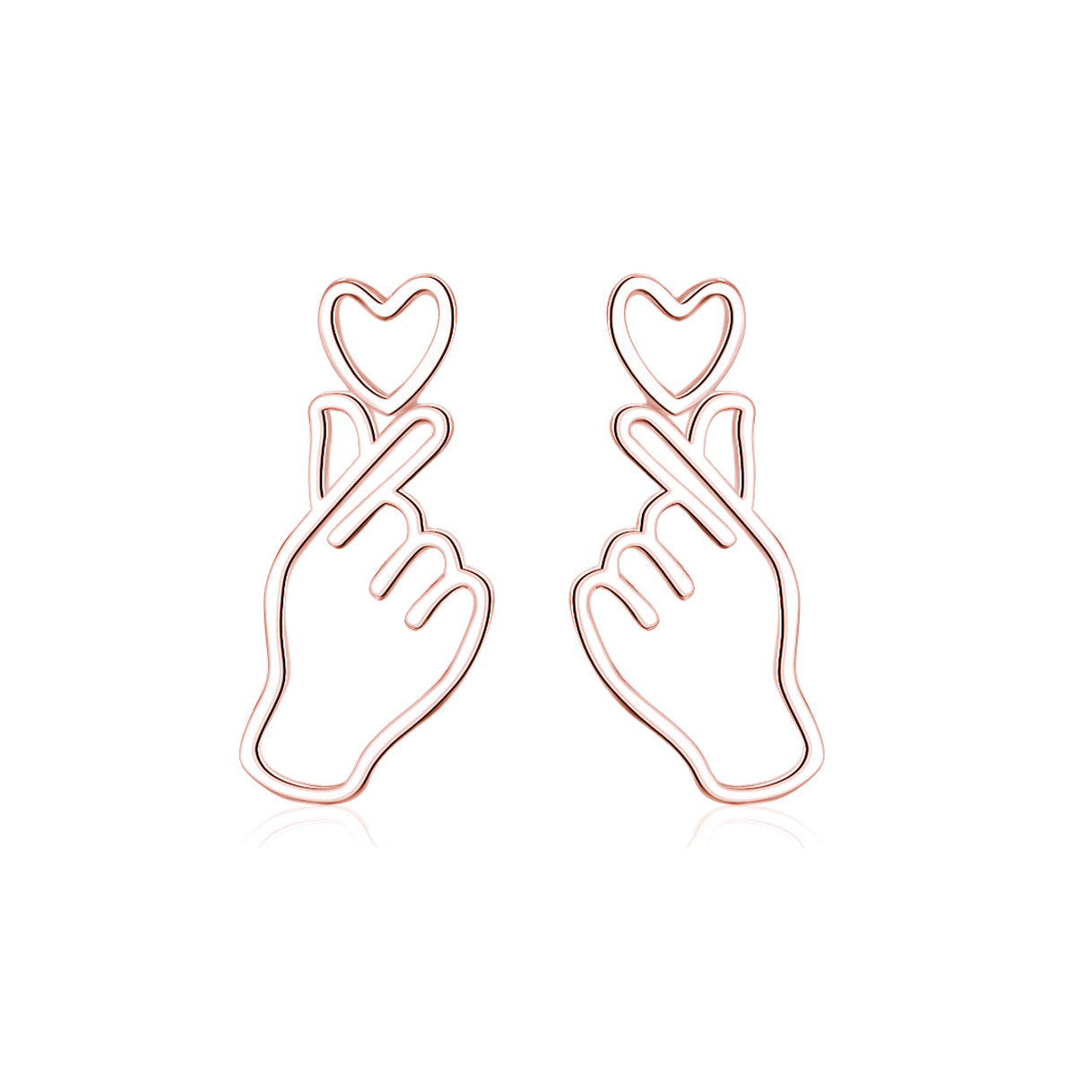 SLUYNZ 925 Sterling Silver Heart Studs Earrings for Women Teens Unique Sweet Love Heart Post Studs Earrings