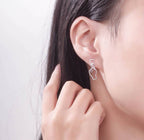 SLUYNZ 925 Sterling Silver Heart Studs Earrings for Women Teens Unique Sweet Love Heart Post Studs Earrings