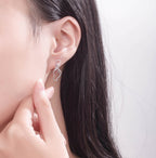 SLUYNZ 925 Sterling Silver Heart Studs Earrings for Women Teens Unique Sweet Love Heart Post Studs Earrings