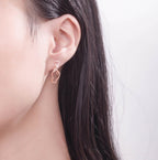 SLUYNZ 925 Sterling Silver Heart Studs Earrings for Women Teens Unique Sweet Love Heart Post Studs Earrings