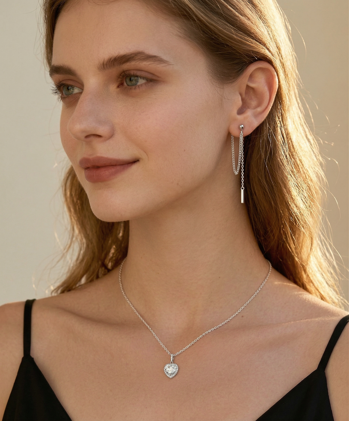 SLUYNZ 925 Sterling Silver Dangle Earrings Chain for Women Teen Bar Dangle Earrings Threader Earrings