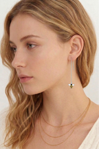 SLUYNZ Solid 925 Sterling Silver Bumble Bee Dangle Earrings for Women Teen Girls Honey Bee Drop Earrings Threader Tassel Chain