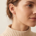 SLUYNZ 925 Sterling Silver Snowflake Earrings Drop for Women Teen Girls Small Snowflake Dangle Earrings