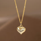 SLUYNZ Solid 925 Sterling Silver Tiny Love Necklace for Women Teens Girls Small Sweet Heart Necklace