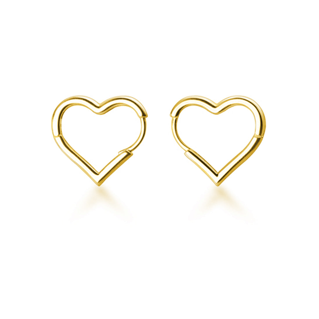 SLUYNZ 925 Sterling Silver 1.6CM Heart Hoop Earrings for Women Teen Girls Sweet Love Heart Earrings Drop
