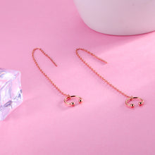 将图片加载到图库查看器，SLUYNZ 925 Sterling Silver Cuff Chain Earrings Wrap Tassel Earrings for Women Crawler Earrings
