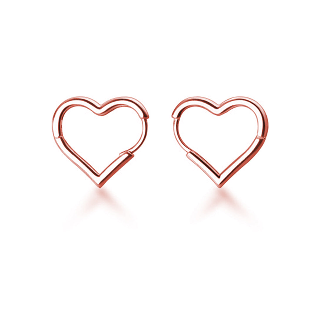 SLUYNZ 925 Sterling Silver 1.6CM Heart Hoop Earrings for Women Teen Girls Sweet Love Heart Earrings Drop
