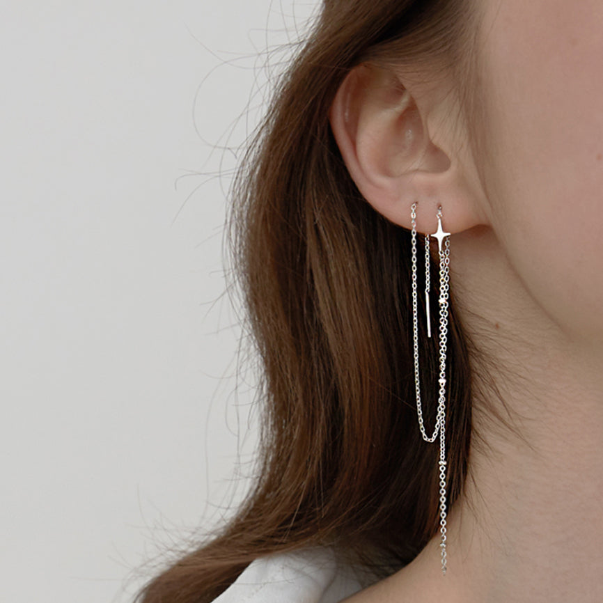 Earrings for Women 925 Sterling Silver CZ Small Hoop Cartilage Earring | Cubic Zirconia with Dog Cat Pet Puppy Paw Huggie Hoop Earring Hypoallergenic Piercing Jewelry (White) price in Saudi Arabia