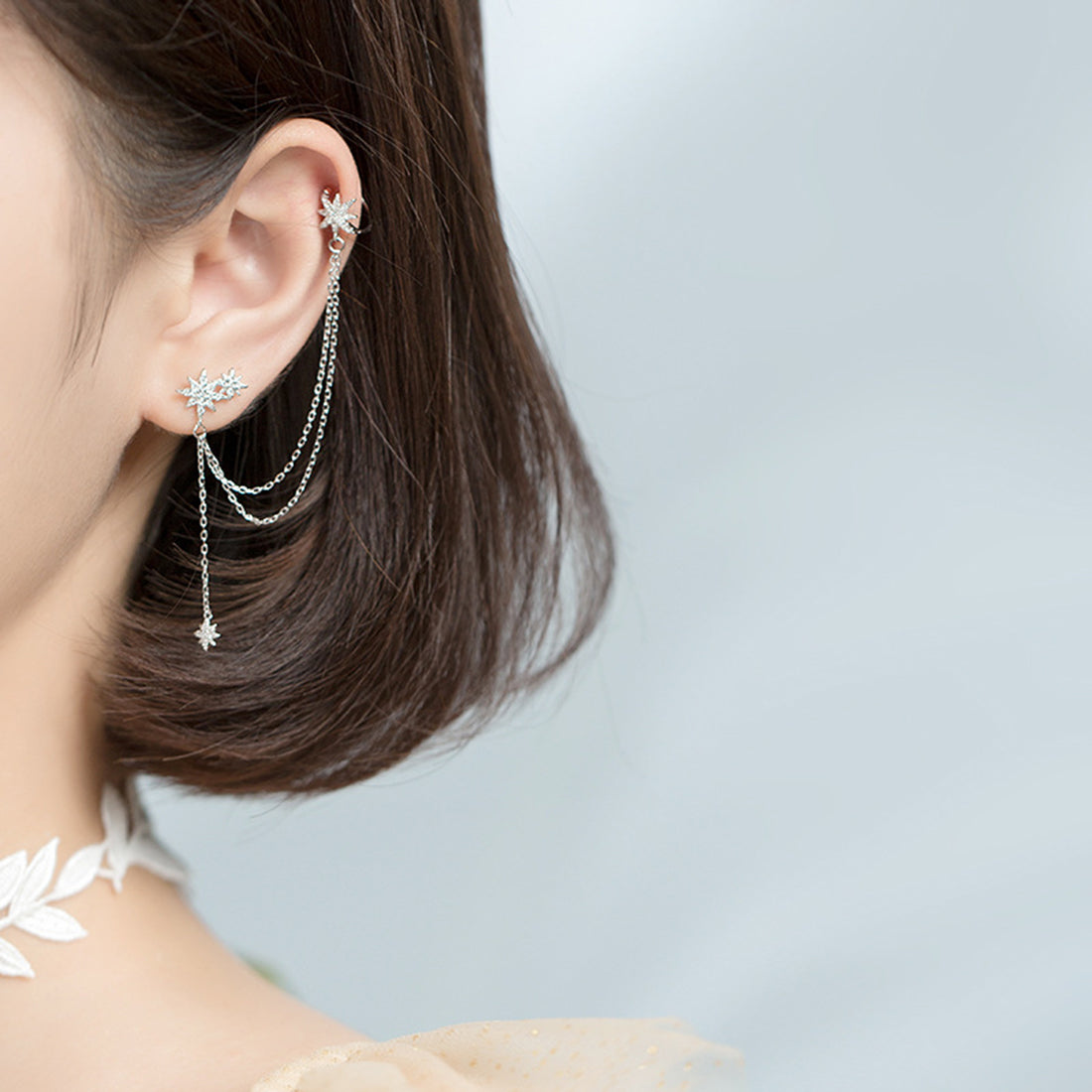 Juniper Chain Ear Cuff – Prairie Sky Jewelry Co